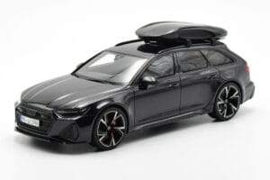 Audi RS6 C8 Avant Mythos Juodas Su Anglies Stogu Azijos Leidimas GT Spirit 1:18