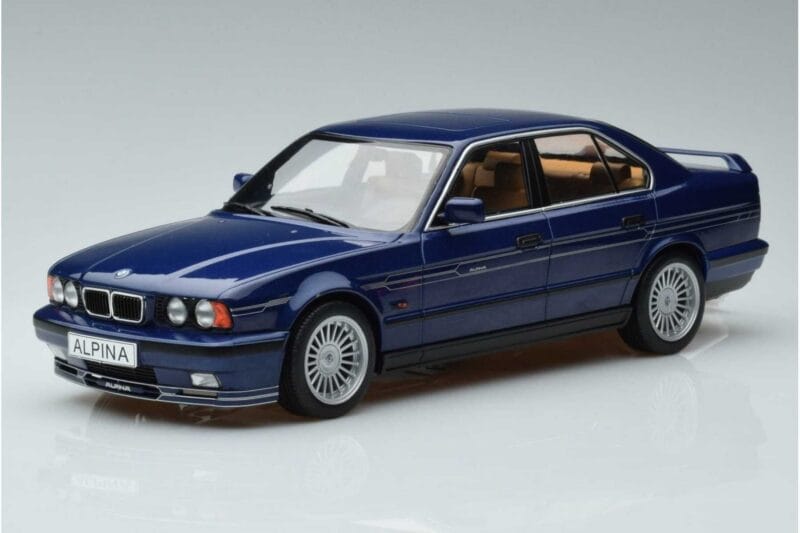 BMW Alpina B10 4.6 E34 Mėlynas MCG 1:18