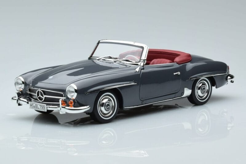 Mercedes 190 SL W121 Roadster Pilkas Norev 1:18