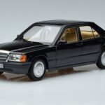 Mercedes 190E W201 Riboto Leidimo Norev 1:18