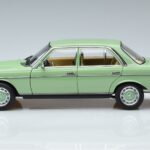 Mercedes 200 W123 Žalias Norev 1:18
