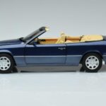 Mercedes 300 CE-24 A124 Kabrioletas Nautical Blue Riboto Leidimo Norev 1:18
