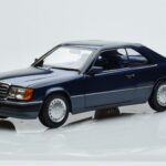 Mercedes 300 CE-24 C124 Kupė Nautical Blue Riboto Leidimo Norev 1:18