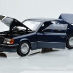 Mercedes 300 CE-24 C124 Kupė Nautical Blue Riboto Leidimo Norev 1:18