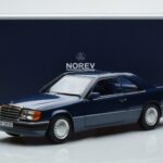 Mercedes 300 CE-24 C124 Kupė Nautical Blue Riboto Leidimo Norev 1:18