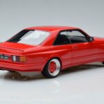 Mercedes 560 SEC W126 Widebody Raudonas Otto 1:18