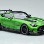 Mercedes AMG GT C190 Black Series Green Hell Magno Riboto Leidimo Norev 1:18