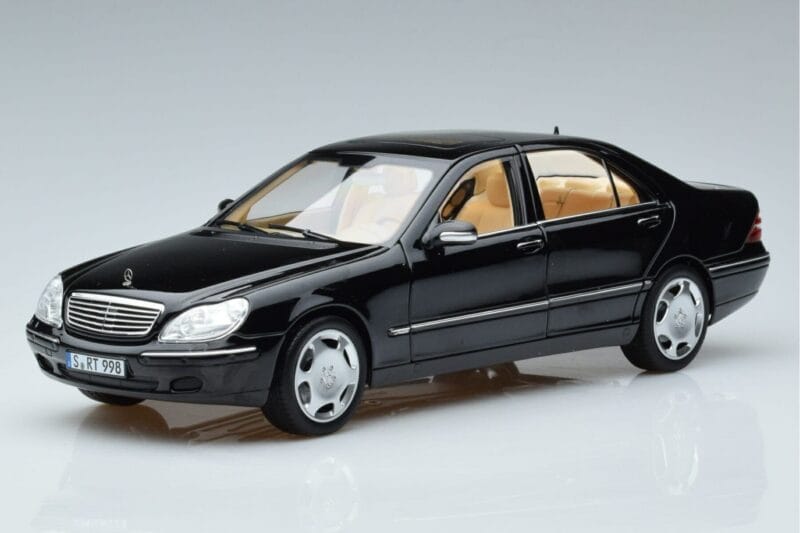 Mercedes S klasė W220 S600 Riboto Leidimo Norev 1:18