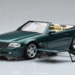 Mercedes SL500 R129 Metalinė Žalia Norev 1:18