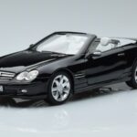 Mercedes SL500 R230 Juodas Norev 1:18