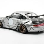Porsche 911 993 RWB Silver Phantom Azijos Leidimas GT Spirit 1:18