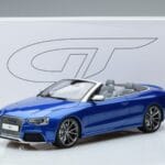 Audi Audi RS5 B8 Kabrioletas Mėlynas GT Spirit 1:18 1:18 Derva