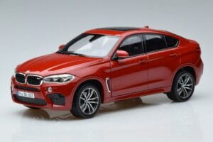 BMW X6M F86 SUV Raudonas Norev 1:18