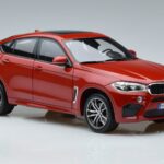 BMW BMW X6M F86 SUV Raudonas Norev 1:18 1:18 Metalas