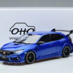 Honda Honda Civic FK8 Type R Hečbekas Mugen Mėlynas Otto 1:18 1:18 Derva