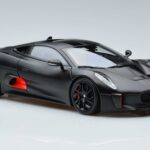 Jaguar Jaguar C-X75 Kupė Juodas Almost Real 1:18 1:18 Metalas