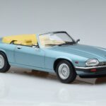 Jaguar Jaguar XJS V12 Kabrioletas Šviesiai Mėlynas Metalinis Norev 1:18 1:18 Metalas