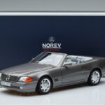 Mercedes Mercedes 500 SL R129 Pilkas Metalinis Norev 1:18 1:18 Metalas
