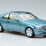 Mercedes Mercedes CL600 C140 Mėlynas Metalinis Norev 1:18 1:18 Metalas