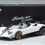 Pagani Pagani Zonda HP Barchetta Anglies Pluoštas Baltas LCD 1:18 1:18 Metalas