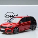 Peugeot Peugeot 308 T9 GTI Raudonas Otto 1:18 1:18 Derva
