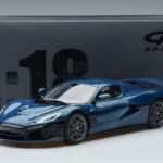 Rimac Rimac Nevera Kupė Mėlynas GT Spirit 1:18 1:18 Derva