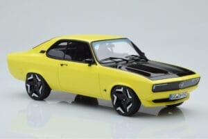 Opel Manta GSE Elektromod Geltonas Otto 1:18 OT434 Derva - nuotrauka 4 iš 6