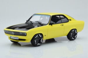 Opel Manta GSE Elektromod Geltonas Otto 1:18