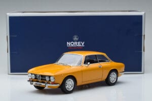 Alfa Romeo 1750 GTV Geltonas Norev 1:18 187910 Metalas - nuotrauka 7 iš 7
