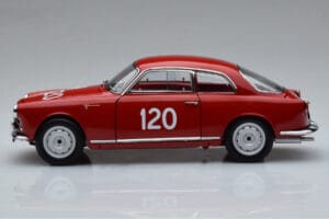 Alfa Romeo Giulietta SV #120 Mille Miglia 1956 Kyosho 1:18 08957A Metalas - nuotrauka 4 iš 9