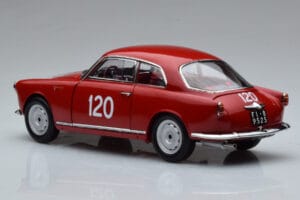 Alfa Romeo Giulietta SV #120 Mille Miglia 1956 Kyosho 1:18 08957A Metalas - nuotrauka 6 iš 9