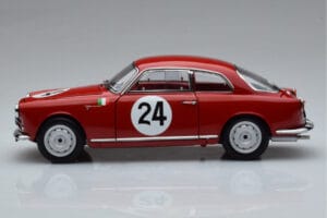 Alfa Romeo Giulietta SV #24 Targa Florio 1958 Kyosho 1:18 08957B Metalas - nuotrauka 4 iš 9