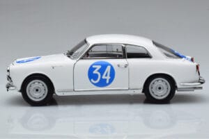 Alfa Romeo Giulietta SV #34 Targa Florio 1960 Kyosho 1:18 08957C Metalas - nuotrauka 4 iš 9