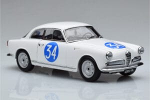 Alfa Romeo Giulietta SV #34 Targa Florio 1960 Kyosho 1:18 08957C Metalas - nuotrauka 5 iš 9