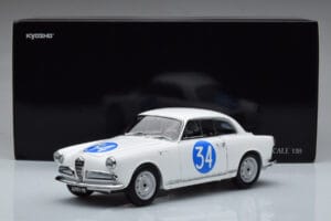 Alfa Romeo Giulietta SV #34 Targa Florio 1960 Kyosho 1:18 08957C Metalas - nuotrauka 9 iš 9
