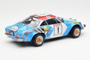 Alpine A110 1600S #1 Nicolas / Vial Winner Tour de Corse 1973 Kyosho 1:18 08485A Metalas - nuotrauka 3 iš 8