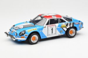 Alpine A110 1600S #1 Nicolas / Vial Winner Tour de Corse 1973 Kyosho 1:18