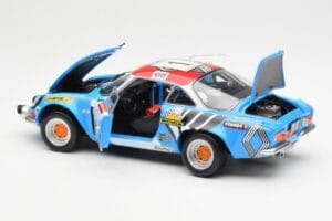 Alpine A110 1600S #1 Nicolas / Vial Winner Tour de Corse 1973 Kyosho 1:18 08485A Metalas - nuotrauka 5 iš 8