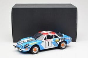 Alpine A110 1600S #1 Nicolas / Vial Winner Tour de Corse 1973 Kyosho 1:18 08485A Metalas - nuotrauka 8 iš 8