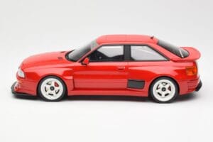 Audi 80 B4 Coupe Prior Design RS2 Raudonas Otto 1:18 OT1068 Derva - nuotrauka 3 iš 6