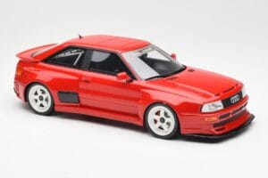 Audi 80 B4 Coupe Prior Design RS2 Raudonas Otto 1:18 OT1068 Derva - nuotrauka 4 iš 6