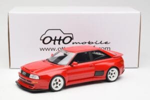 Audi 80 B4 Coupe Prior Design RS2 Raudonas Otto 1:18 OT1068 Derva - nuotrauka 6 iš 6