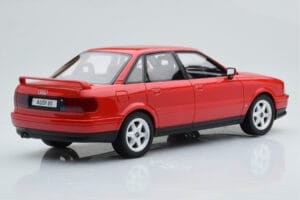 Audi 80 B4 Quattro Competition Laser Raudonas Otto 1:18 OT355 Derva - nuotrauka 2 iš 6