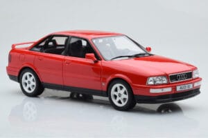 Audi 80 B4 Quattro Competition Laser Raudonas Otto 1:18 OT355 Derva - nuotrauka 4 iš 6
