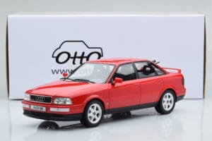 Audi 80 B4 Quattro Competition Laser Raudonas Otto 1:18 OT355 Derva - nuotrauka 6 iš 6