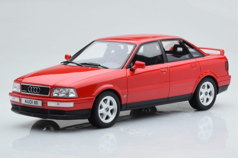 Audi 80 B4 Quattro Competition Laser Raudonas Otto 1:18 OT355 Derva
