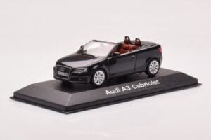 Audi A3 8P Kabrioletas Juodas Minichamps 1:43 5010803333 Metalas - nuotrauka 2 iš 4