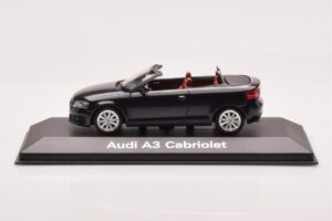 Audi A3 8P Kabrioletas Juodas Minichamps 1:43