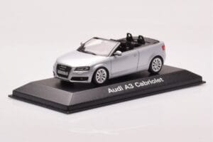 Audi A3 8P Kabrioletas Sidabrinis Minichamps 1:43 5010803323 Metalas - nuotrauka 2 iš 4
