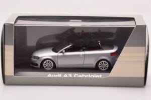 Audi A3 8P Kabrioletas Sidabrinis Minichamps 1:43 5010803323 Metalas - nuotrauka 4 iš 4